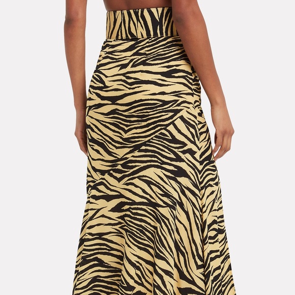 Nicholas Multi zebra side Gath skirt - Picture 4 of 4